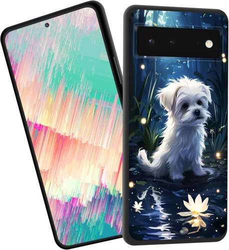 Vista 29 de for Google Pixel 4 XL Case,Slim Shockproof TPU Soft Rubber Silicone Cover Phone Case for Google Pixel 4 XL,Blue Skull Headphone