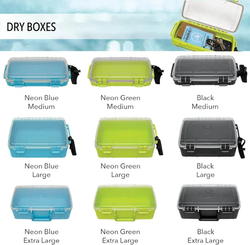 Vista 7 de geckobrands Caja seca impermeable, grande, color negro