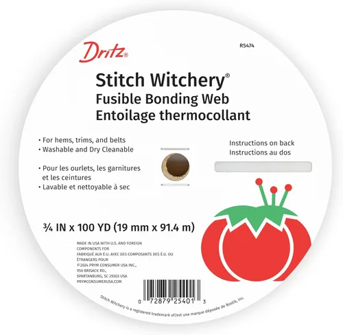 Vista 10 de Dritz - 227 1/4x20 Stitch Witchery 1/4inx 20yd, 1/4-pulgada X 20-yardas, blanco