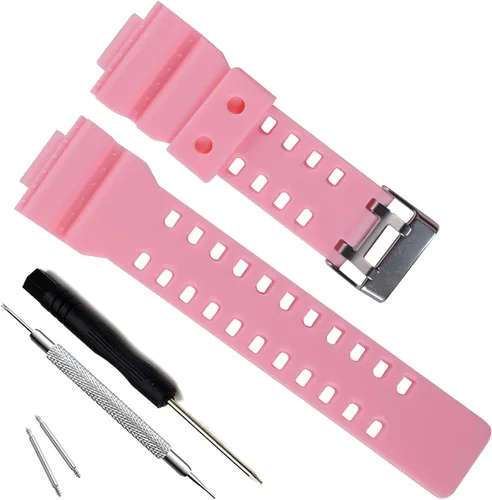 Vista 15 de My Time OliBoPo - Correa de repuesto de resina natural para reloj Casio G-Shock GD120/GA-100/GA-110/GA-100C