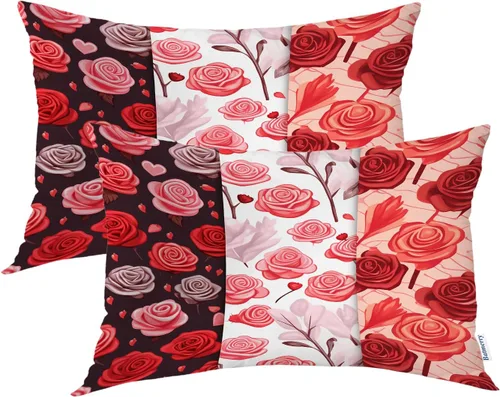 Vista 242 de Batmerry Autumn Pumpkin Templeton Throw Pillow Covers, Green Leaves Paths Forests Decorative Pillow Covers Digital Printing Blended for Couch Sofa