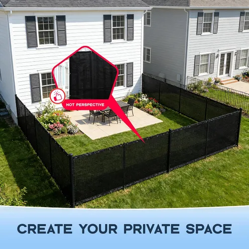 Vista 8 de Tela 90% para patio y pérgola, red de sombra de polietileno de alta densidad con protección UV con bordes y ojales reforzados, parasol resistente al