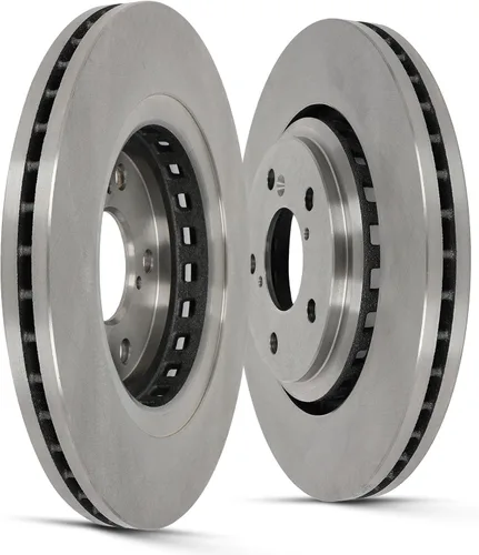 Vista 24 de SCITOO Rotores de freno traseros, 2 kits de frenos para Acura Integra 1990-2001, Honda Civic 1992-1995 1999-2000, para Civic del Sol 1993-1997, CRX