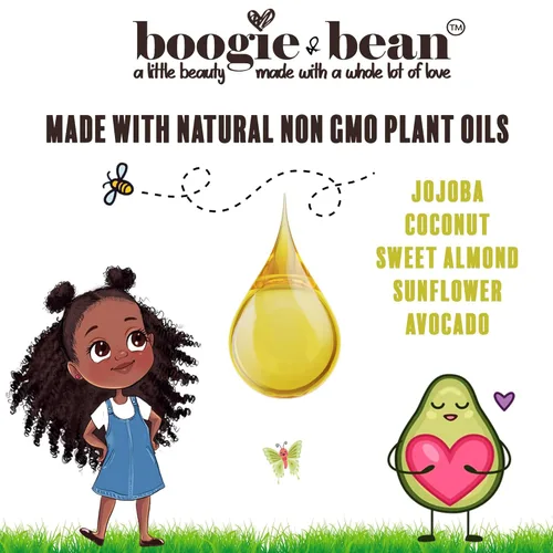Vista 6 de Buen aceite para el cabello para bebés y niños, productos naturales para el cabello del bebé, hidratante para bebés negros y niños pequeños
