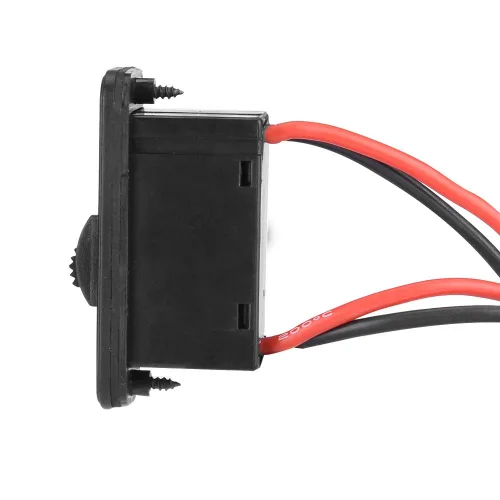 Vista 6 de Dilwe Interruptor RC, interruptor de encendido/apagado de alta corriente para avión RC, negro, mecánico, pulsador, manual