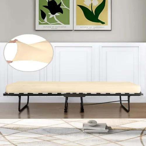 Vista 12 de IDEAhome Sábana bajera ajustable de punto de Jersey de 75 x 33 pulgadas con bolsillo profundo de 8 pulgadas, adecuada para literas, camping, casas