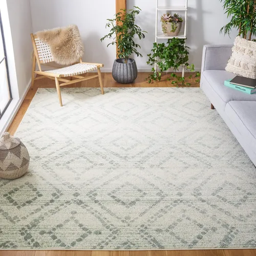 Vista 27 de SAFAVIEH Colección Adirondack Alfombra Decorativa - 2'6" x 4', Negro y Marfil, Diseño Moderno Desgastado, No Desprende Pelusa y Fácil Cuidado, Ideal