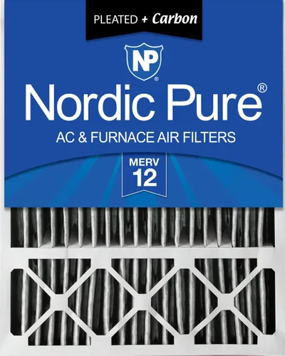 Vista 30 de Nordic Pure 20 x 25 x 5 (tamaño real: 19 3/4 x 24 3/4 x 4 3/8) Lennox X6673 X6675 Filtro Merv 8 de repuesto para reducción de olores 2
