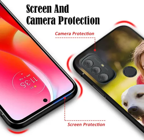 Vista 6 de Funda personalizada para Motorola Moto G Play 2023 con nombre de foto y texto – Funda suave y fina para Moto GPlay 2023 (negra) de 6.5 pulgadas