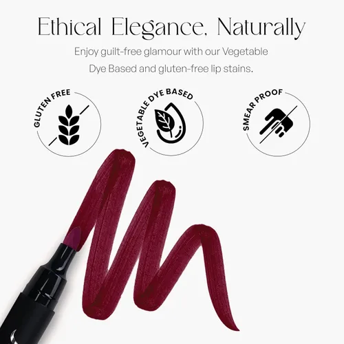 Vista 2 de Sormé Treatment Cosmetics Mancha de labios a prueba de besos, Expuesta, 0.084 oz.