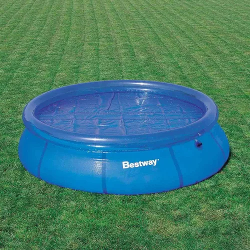 Vista 2 de Bestway Flowclear - Cubierta solar para piscina de 10 pies compatible con piscinas sobre el suelo de 10 pies