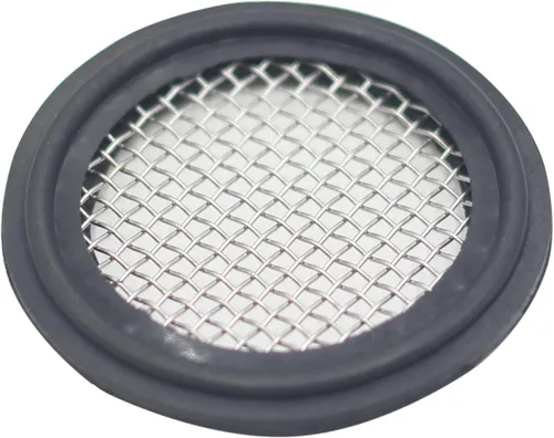 Vista 2 de HFS (R) 1,5 "Tri Clamp Screen Junta FKM w/Stainless Screen 10 Mesh (2000 μm)