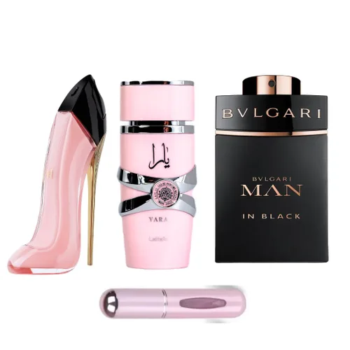 PERFUMES YARA+BLUSH+MAN IN BLACK+PERFUMR de AROMA DE PRIMERA
