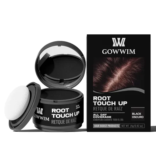Vista 42 de Polvo para la línea del cabello (caoba) - Cubra instantáneamente las raíces de cabello canoso, sombra para el color del cabello, retoque