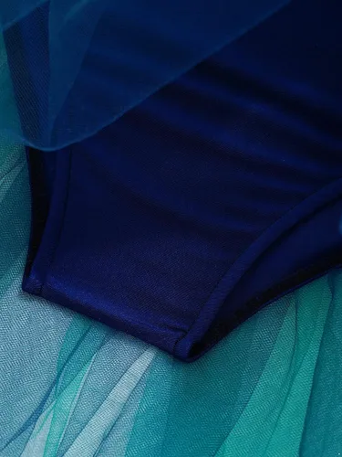 Vista 67 de CHICTRY Vestido tutú de ballet con lentejuelas brillantes para niñas y niñas, moderno disfraz de baile latino de jazz