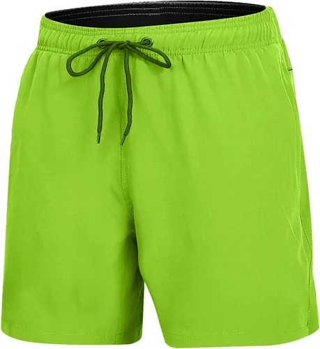 Vista 5 de Traje de baño para hombre, para gimnasio, atletismo, entrenamiento, correr, deportes, golf, descanso, ropa casual de verano y playa