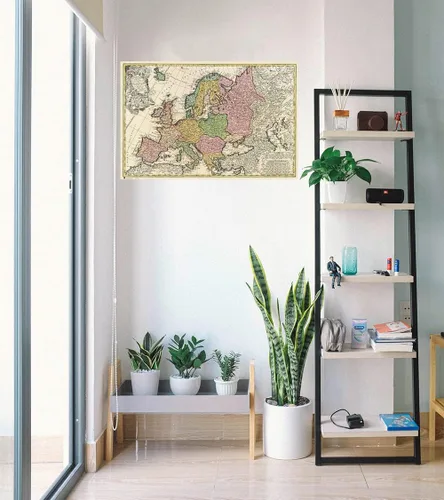 Vista 4 de POSTER STOP ONLINE Mapa antiguo de Europa - Mapa Antiguo de Europa - Póster/impresión (versión en español) (tamaño 36" x 24")