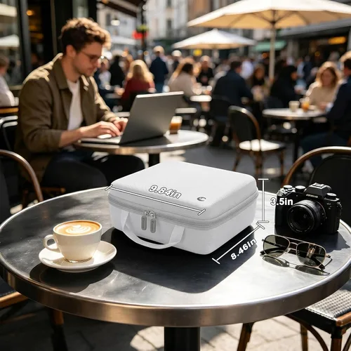 Vista 7 de Comecase Funda de disco duro de escritorio para expansión Seagate y para WD Blanco