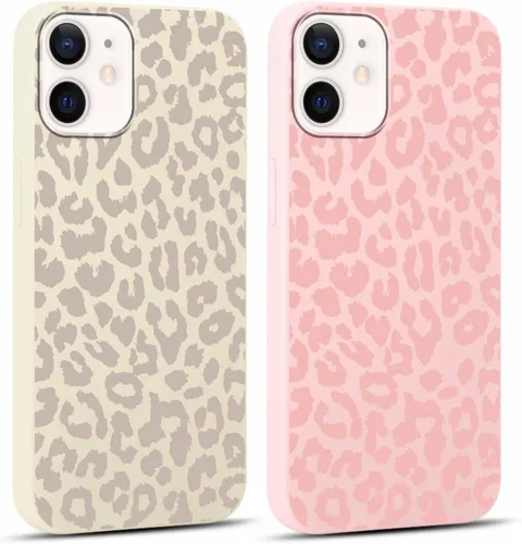 Vista 13 de Paquete de 2 fundas de teléfono con bonito estampado de guepardo para iPhone 7/8/SE 2020 / SE 2022 de 4.7 pulgadas, diseño de leopardo de lujo