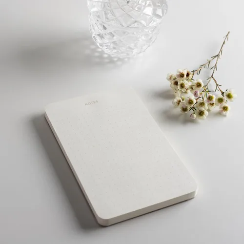 Vista 2 de Pinesman - Elegantes blocs de notas de escritorio para profesionales, blocs de notas para ejecutivos, minimalistas, con foil dorado, diseño