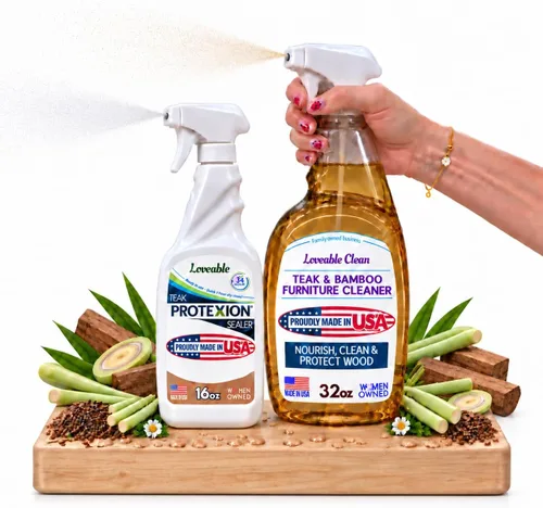Vista 10 de EcoDecors Loveable - Botella de spray de aceite de teca de 24 onzas, paquete de 2