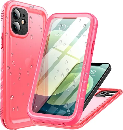 Vista 86 de Cozycase TOP - Funda impermeable militar IP68 para iPhone XR, resistente 360 a prueba de golpes, cuerpo completo, con protector de cámara