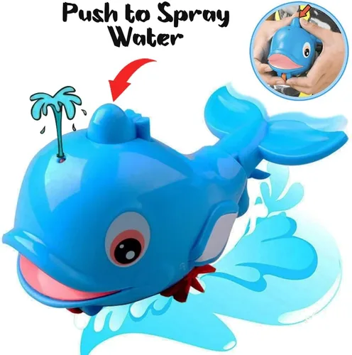 Vista 4 de 6 piezas de juguetes de baño de viento de natación - Animales marinos en la bañera Windup motorizados niños agua baño diversión