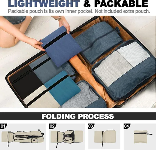 Vista 5 de Seektop - Mochila pequeña de 15L para senderismo para mujeres y hombres, mochila ligera y plegable para senderismo con bolsillo para teléfono