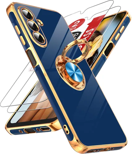 Vista 132 de LeYi Funda para iPhone XR: con Protector de Pantalla de Vidrio Templado [Paquete de 2] Soporte de Anillo Giratorio de 360°, Soporte Magnético