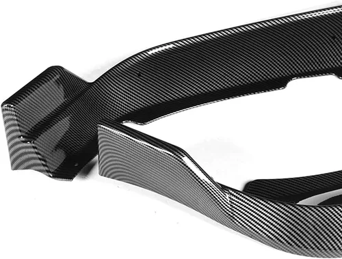 Vista 3 de Borde de parachoques delantero compatible con Dodge Charger 2011 2012 2013 2014, alerón de parachoques delantero, kit de cuerpo de barbilla de aire