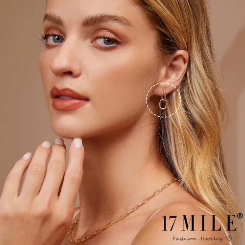 Vista 4 de Juego de 12 pares de aretes de aro de oro para mujer, chapados en oro de 14 quilates, ligeros, trenzados, gruesos, paquete para regalo