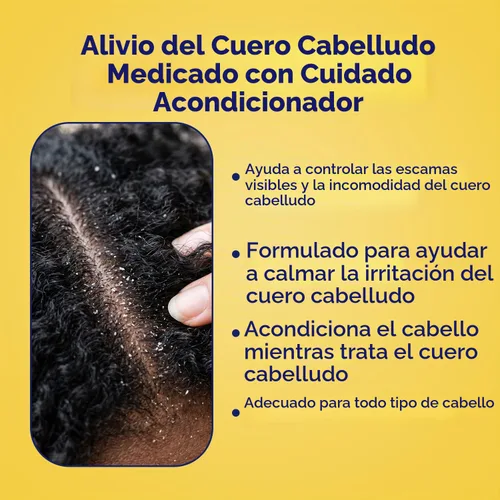 Vista 2 de Acondicionador Sulfur8 medicado regular, fórmula anticaspa para cabello y cuero cabelludo, 2 oz, paquete de de 1