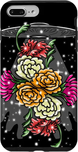 Vista 12 de Alien Floral UFO Girly Extraterrestrial Space Lover - Funda de regalo para iPhone 17