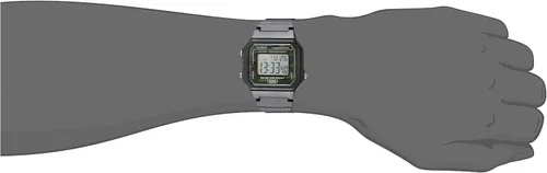 Vista 2 de Casio W217H Series Mens Digital Watch 50M WR 1100 Second Stopwatch LED Backlight Countdown Timer 100 SEC Chronograph Daily Alarm Hourly Time
