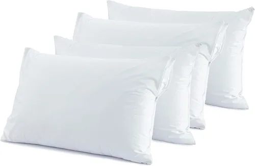 Vista 8 de Dreamology - Paquete de 2 protectores de almohada impermeables, estándar, a prueba de chinches de cama, cremallera Pillow Protectors with Zipper