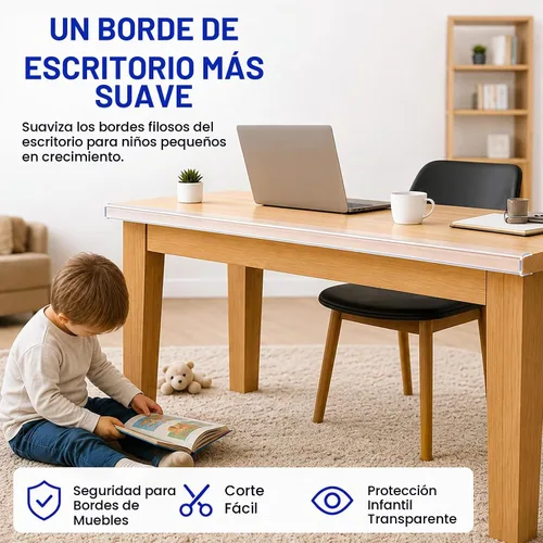 Vista 6 de ZOMPAGO Tira protectora de bordes a prueba de esquinas para bebés, 1 rollo 13.1 ft