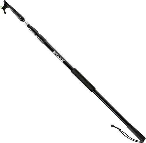 Vista 8 de SANLIKE Telescopic Fiberglass Boat Hook with Non-Slip Hand Grips for Docking