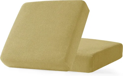 Vista 34 de CHUN YI - Funda elástica para cojín de sofá mediano, funda de asiento de sofá para mascotas, adecuada para sillón y sofá biplaza con tela lavable