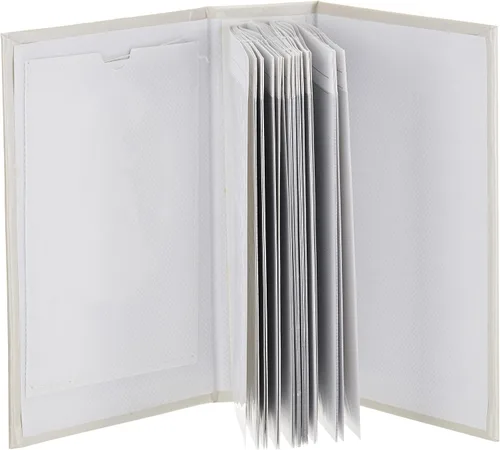 Vista 3 de Pioneer Photo Albums Álbum de 100 bolsillos con marco ovalado plateado y texto de álbum de boda para impresiones de 4 x 6 pulgadas, marfil