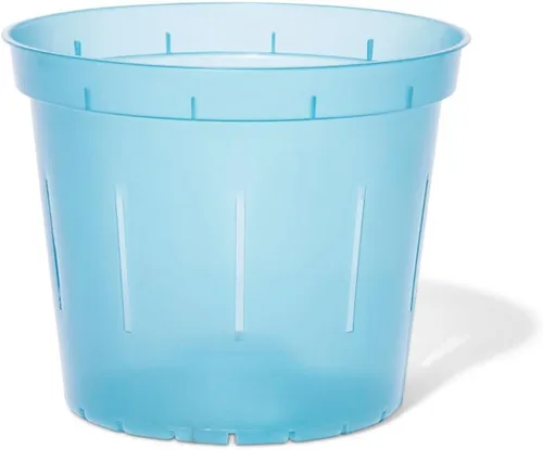 Vista 20 de rePotme Macetas de 4 pulgadas, paquete de 6 macetas (transparentes), maceta transparente ranurada para plantas de interior, perfecta para orquídeas