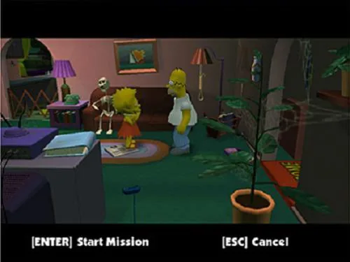 Vista 2 de Simpsons Hit and Run - Gamecube