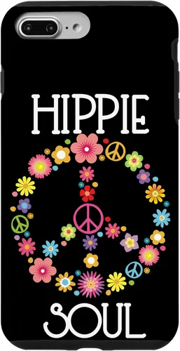 Vista 12 de Hippie Soul Flower Power Floral Peace Sign 60s 70s Gift Case for iPhone 17