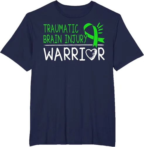 Vista 51 de Camiseta de lesión intracraneal - Camiseta de conciencia TBI, Negro, S