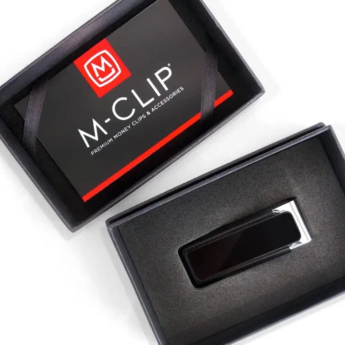 Vista 4 de M-Clip Clip para dinero, alternativa minimalista y delgada para llevar en el bolsillo delantero, soporte para efectivo y tarjetas de crédito