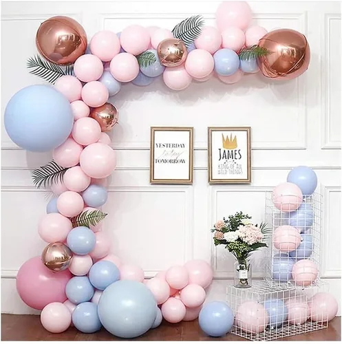 Vista 3 de Accesorios para globos, cadena de globos, goma de PVC, para fiesta de cumpleaños, boda, telón de fondo, decoración, cadena de globos, clips de lazo 1
