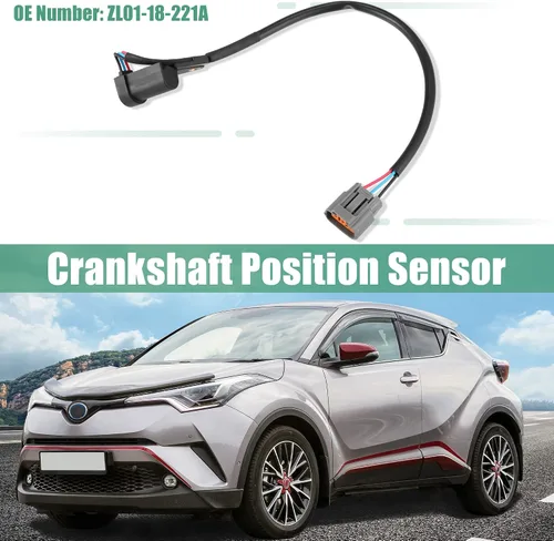 Vista 2 de X AUTOHAUX Sensor de posición del cigüeñal del coche ZL01-18-221A para Mazda Miata 1999-2005
