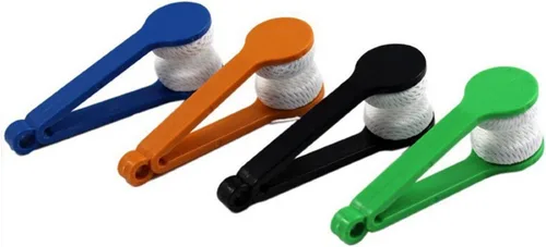 Vista 4 de 5 limpiadores de microfibra pequeños para lentes de medida y lentes de sol, herramienta de limpieza de cepillo suave, clip de limpieza de microfibra