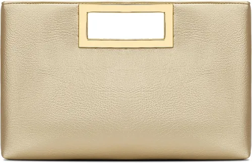 Vista 3 de Bolso de mano KKXIU para mujer, de cuero vegano, bolso formal de noche para eventos, para bodas, fiestas de graduación, de novia