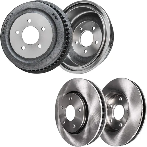 Vista 21 de Detroit Axle - Rotores de freno para Ford Mustang 2015 2016 2017 2018 2019 2020 2021 2022 2023 Rotores de freno de disco 2016 2017 2018 2019