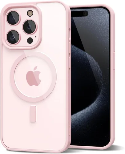 Vista 27 de oakxco Funda magnética transparente compatible con Magsafe, bonita funda delgada y transparente de poliuretano termoplástico no amarillenta, carcasa